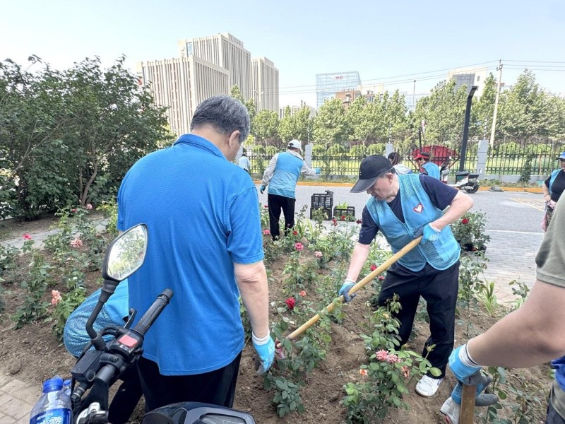 社区志愿者为民护绿添“清凉”.JPG