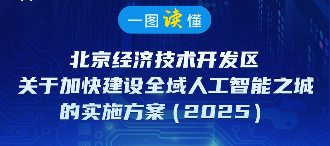 一图读懂《北京经济技术开发区关于加快建设全域人工智能之城的实施方案（2025）》
