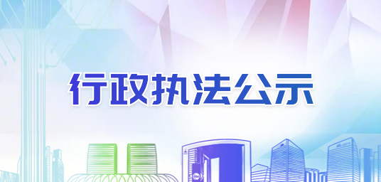 行政执法公示